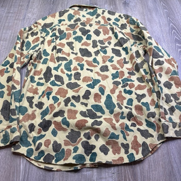 Carhartt Rugged Flex Button Up Shirt Relaxed Fit Duck Camo Mens L Large NWT - Picture 13 of 15